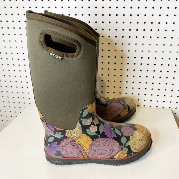 Bogs | Classic High Le Jardin Insulated Waterproof Rain Boot Sz. 11 - Picture 3 of 9